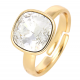 PIERŚCIONEK POZŁACANY 12 MM US 8 CRYSTAL XUPING 69720