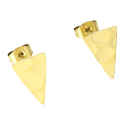 KOLCZYKI POZŁACANE 13/9 MM S. STEEL TTM XUPING 69833