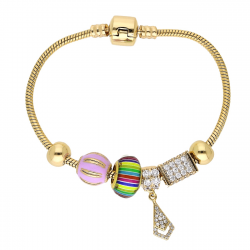 BRANSOLETKA POZŁACANA 18 CM CHARMS ELEGANCE XUPING 70348