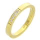 PIERŚCIONEK POZŁACANY 5 MM S. STEEL TTM XUPING 70543