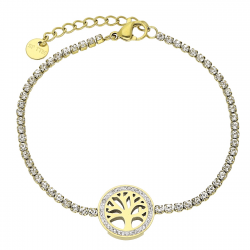 BRANSOLETKA POZŁACANA 16,5+3 CM S. STEEL TTM XUPING 70644