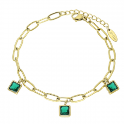 BRANSOLETKA POZŁACANA 17,5+3 CM S. STEEL TTM XUPING 70646