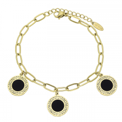 BRANSOLETKA POZŁACANA 17,5+3 CM S. STEEL TTM XUPING 70647