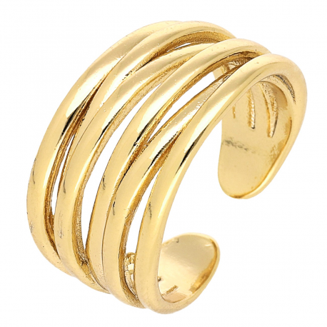 PIERŚCIONEK POZŁACANY 7US 11 MM SAMO ZŁOTO XUPING 70883