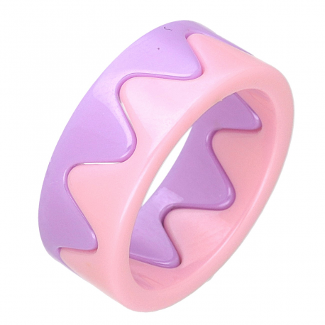 PIERŚCIONEK CERAMICZNY 8 MM S. STEEL TTM XUPING 70924