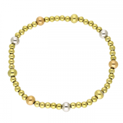 BRANSOLETKA POZŁACANA ELASTIC 6 MM S. STEEL TTM XUPING 70983