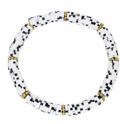 BRANSOLETKA POZŁACANA ELASTIC 6 MM S. STEEL TTM XUPING 70990