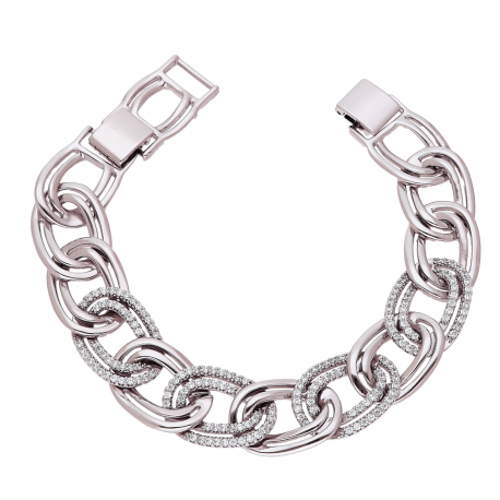 BRANSOLETKA PLATYNOWANA 19-16,5 CM 15 MM ROYAL LUXURY XUPING 71165