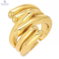 PIERŚCIONEK POZŁACANY 9 US 23 MM SAMO ZŁOTO XUPING 71292