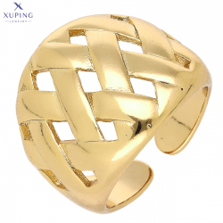 PIERŚCIONEK POZŁACANY 7 US 19 MM SAMO ZŁOTO XUPING 71294