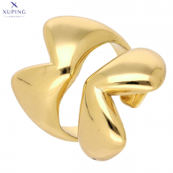 PIERŚCIONEK POZŁACANY 7 US 25 MM SAMO ZŁOTO XUPING 71295