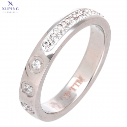 PIERŚCIONEK POZŁACANY 4 MM S. STEEL TTM XUPING 71318