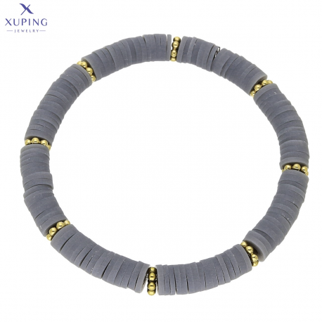 BRANSOLETKA POZŁACANA ELASTIC S. STEEL TTM XUPING 71419