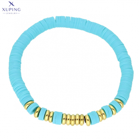 BRANSOLETKA POZŁACANA ELASTIC S. STEEL TTM XUPING 71425