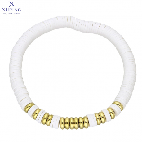 BRANSOLETKA POZŁACANA ELASTIC S. STEEL TTM XUPING 71429