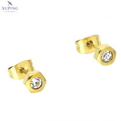 KOLCZYKI POZŁACANE 5 MM S. STEEL TTM XUPING 71451