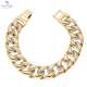 BRANSOLETKA POZŁACANA 20 CM 14 MM ROYAL LUXURY XUPING 71516