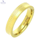 PIERŚCIONEK POZŁACANY 4 MM S. STEEL TTM XUPING 71575
