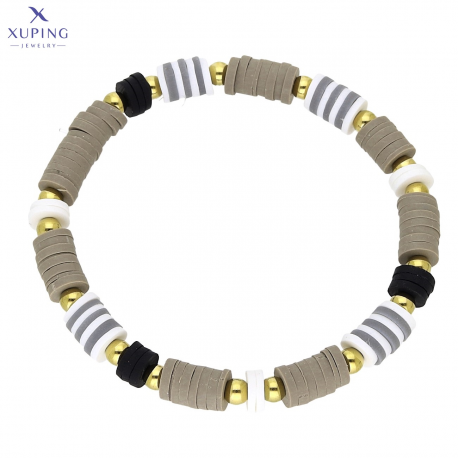 BRANSOLETKA POZŁACANA ELESTIC S. STEEL TTM XUPING 71729