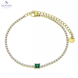 BRANSOLETKA POZŁACANA 17+5 CM S. STEEL TTM XUPING 71742