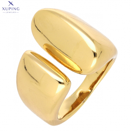 PIERŚCIEŃ POZŁACANY 7 US 20 MM CZYSTE ZŁOTO XUPING 71863