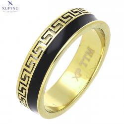 PIERŚCIONEK POZŁACANY 5 MM S. STEEL TTM XUPING 71878