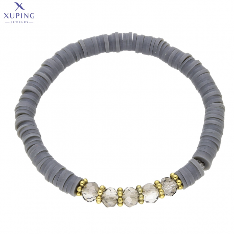 BRANSOLETKA POZŁACANA ELASTIC S. STEEL TTM XUPING 72021