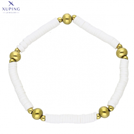 BRANSOLETKA POZŁACANA ELASTIC S. STEEL TTM XUPING 72044