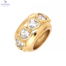 ZAWIESZKA POZŁACANA 18/10 MM SERDUSZKOWY CHARMS XUPING 72140