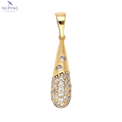 ZAWIESZKA POZŁACANA 27/5 MM BRYLANTOWA MACZUGA XUPING 72145