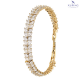 BRANSOLETKA POZŁACANA 19.5-17,5 CM 8 MM LUXURY XUPING 72487