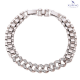 BRANSOLETKA PLATYNOWANA 19,5-17 CM 9 MM LUXURY XUPING 72501