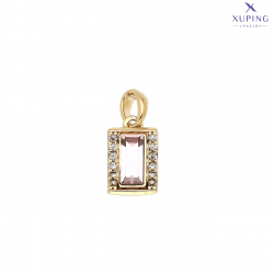 ZAWIESZKA POZŁACANA 16/7 MM BRYLANTOWA XUPING 72681