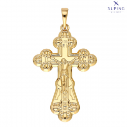 ZAWIESZKA POZŁACANA 47/25 MM KRZYŻYK PRAWOSŁAWNY XUPING 72943