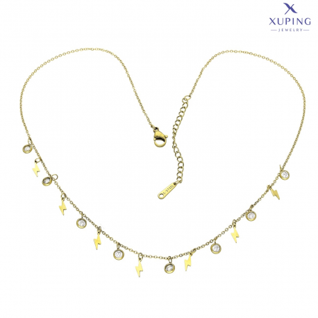 CELEBRYTKA POZŁACANA 41+6 CM S. STEEL TTM XUPING 73127