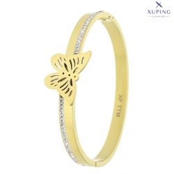 BRANSOLETKA POZŁACANA 60/18 MM S. STEEL TTM XUPING 74061