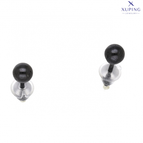 KOLCZYKI CERAMICZNE 4 MM S. STEEL TTM XUPING 74100