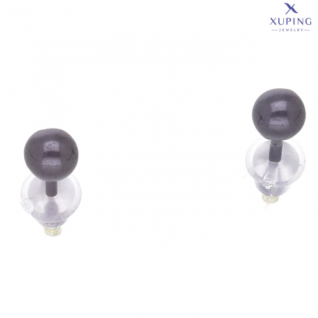 KOLCZYKI CERAMICZNE 4 MM S. STEEL TTM XUPING 74103