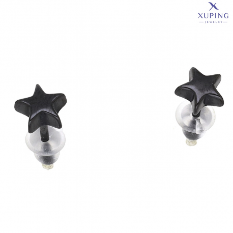 KOLCZYKI CERAMICZNE 5 MM S. STEEL TTM XUPING 74110