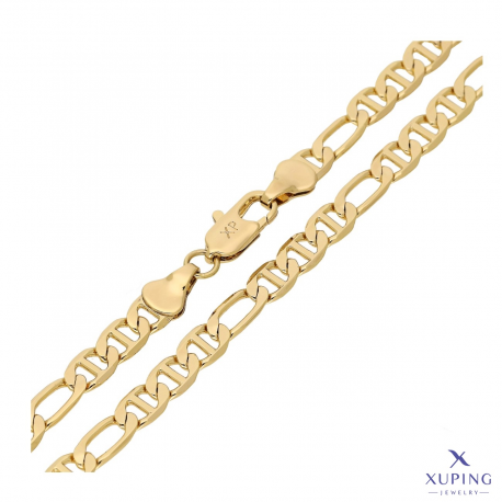 ŁAŃCUSZEK POZŁACANY 50 CM 5,7 MM GUCCI XUPING 74179