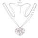 CELEBRYTKA PLATYNOWANA 77+4 CM NA SWETER XUPING 74227