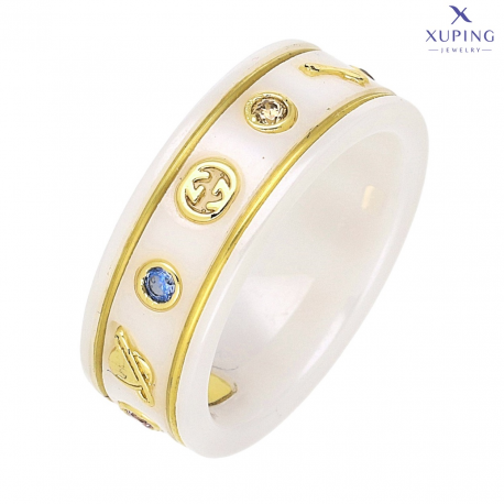 PIERŚCIONEK CERAMICZNY 7 MM S. STEEL TTM XUPING 74491