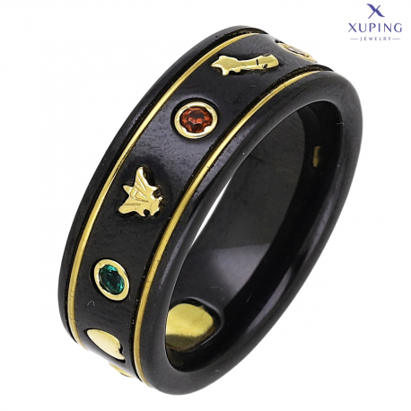 PIERŚCIONEK CERAMICZNY 7 MM S. STEEL TTM XUPING 74490