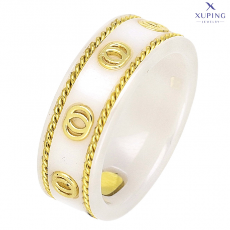 PIERŚCIONEK CERAMICZNY 7 MM S. STEEL TTM XUPING 74489