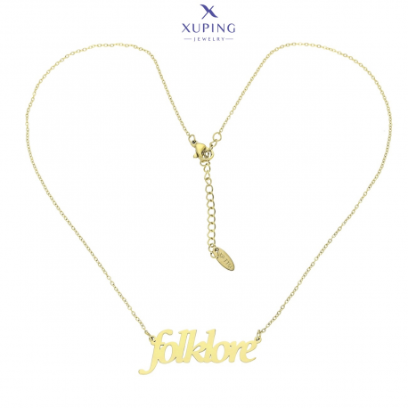 CELEBRYTKA POZŁACANA 43+5 CM S. STEEL TTM XUPING 74498