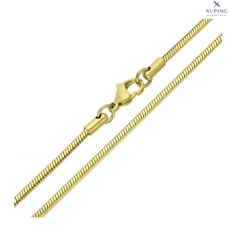 ŁAŃCUSZEK POZŁACANY 45 CM 2,1 MM S. STEEL TTM XUPING 74558