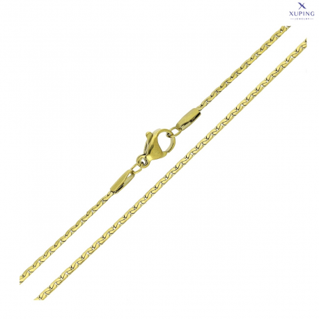 ŁAŃCUSZEK POZŁACANY 45 CM 1,4 MM S. STEEL TTM XUPING 74566