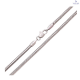 ŁAŃCUSZEK PLATYNOWANY 45 CM 2,5 MM OGON WĘŻA XUPING 74669