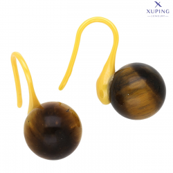 KOLCZYKI CERAMICZNY HAK 17/11 MM KAMIEŃ NATURALNY XUPING 74866