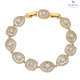 BRANSOLETKA POZŁACANA 19,5-17 CM 11 MM LUXURY XUPING 75126